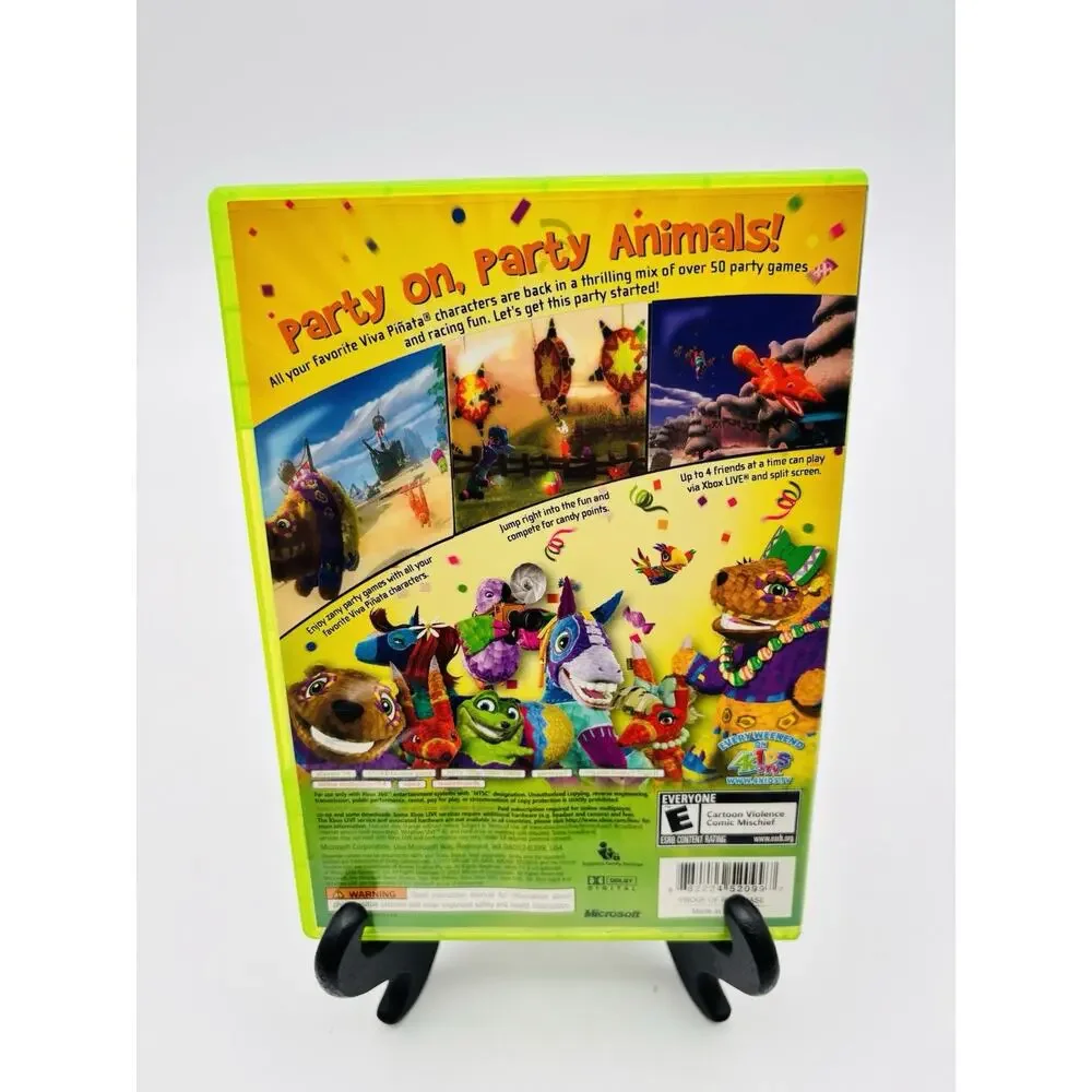 Viva Pinata: Party Animals (Microsoft Xbox 360, 2007) Complete CIB Tested Works